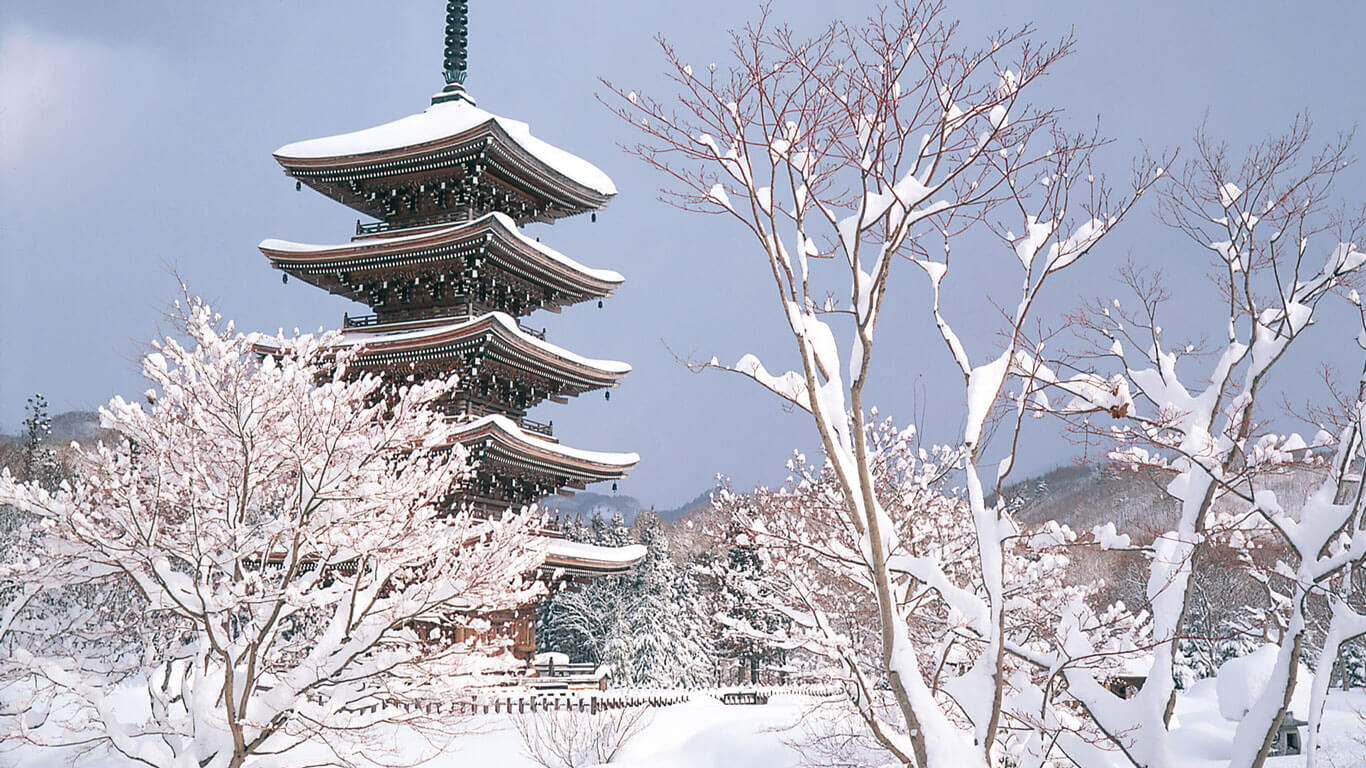 写真:西方寺（冬）